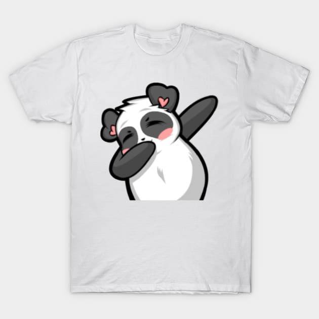 Dab Panda T-Shirt by MsPandAlyssa